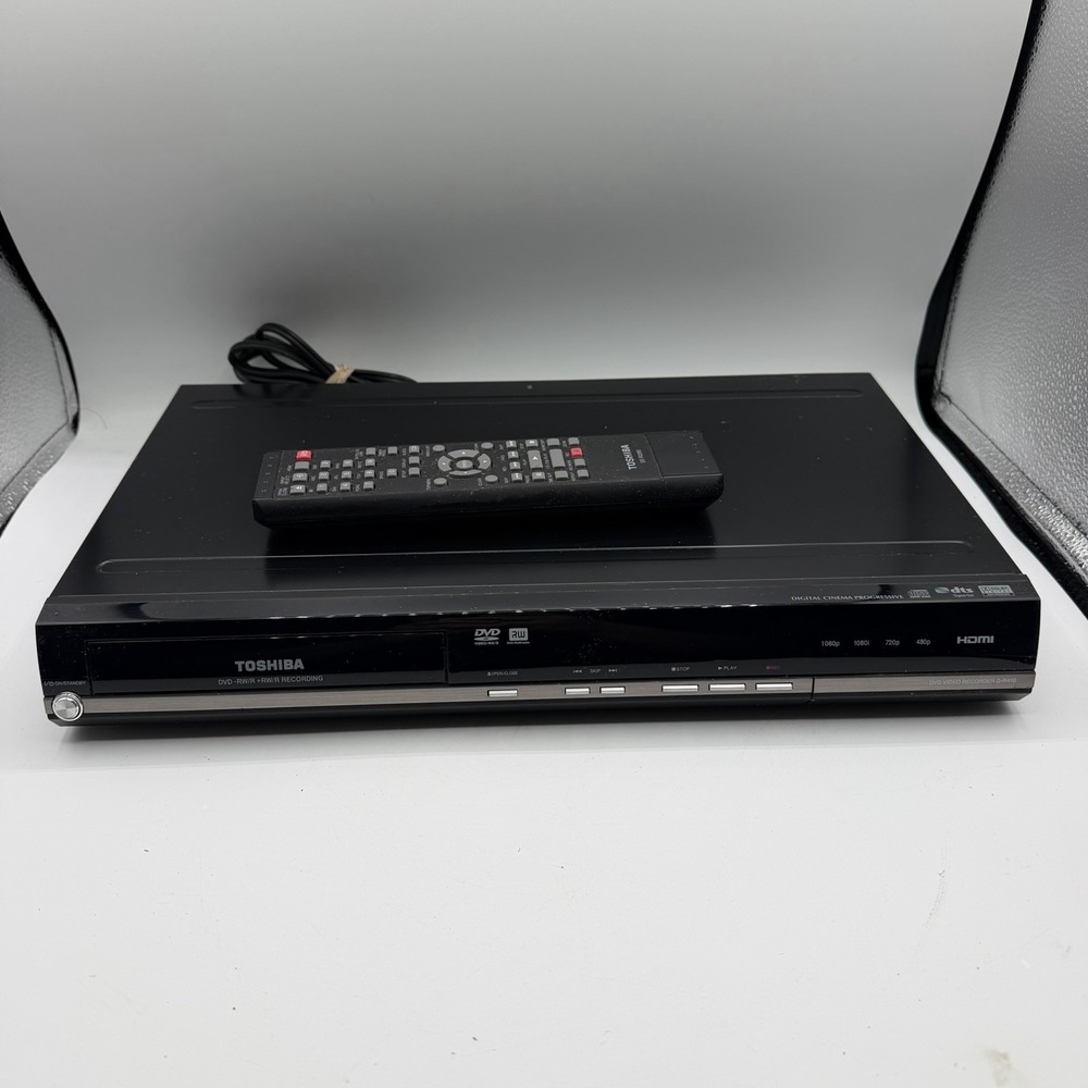 Toshiba D-R410 HDMI DVD Video Recorder Player DVD-RW+RW +R w/ Remote - TESTED